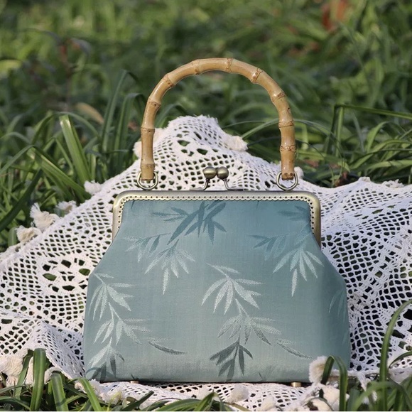 Handbags - Bamboo Handle Handbag